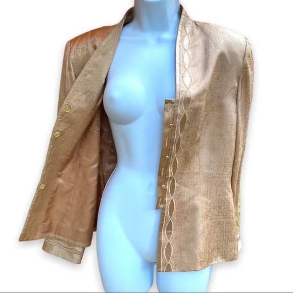 Adrianna Papell Vintage Silk Jacket - Picture 1 of 13